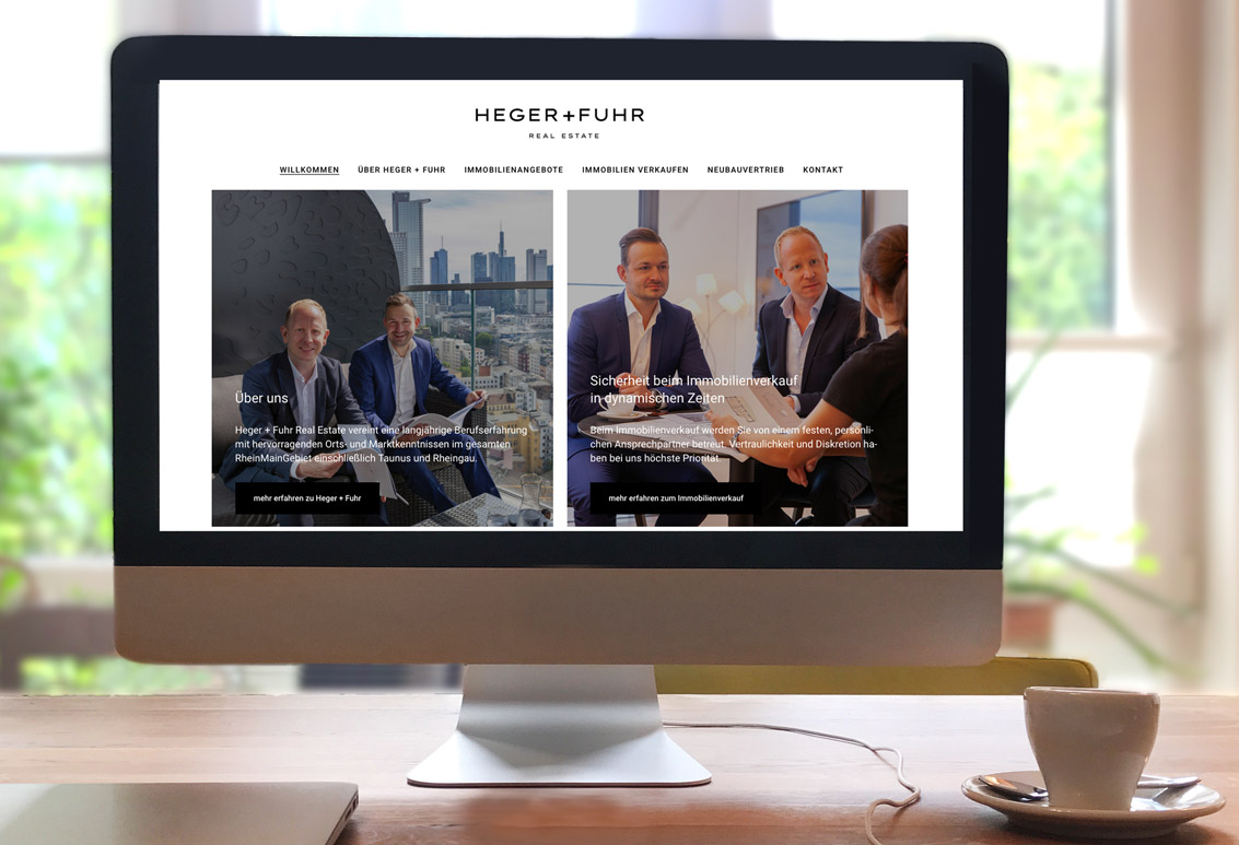 Beispiel für den Relaunch einer Website für Immobilienmakler